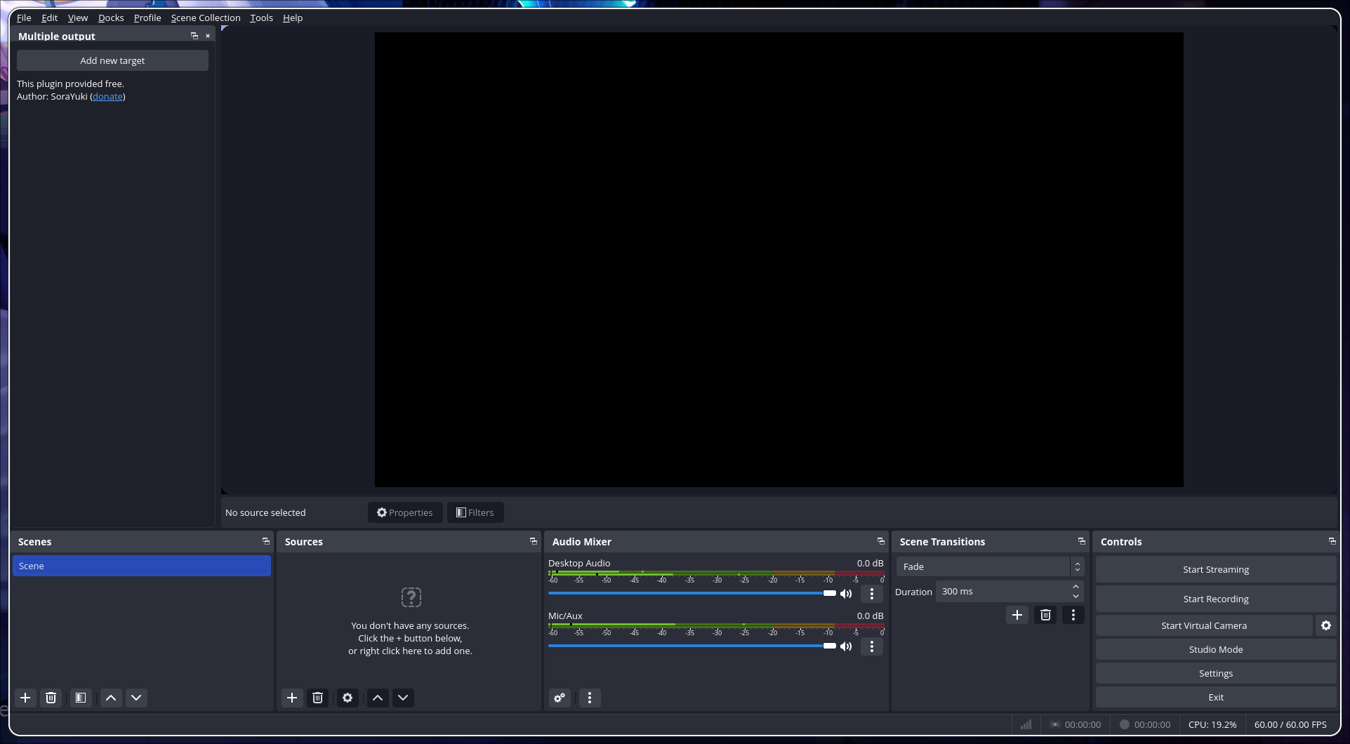 blank obs canvas