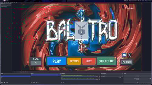 OBS Gaming scene